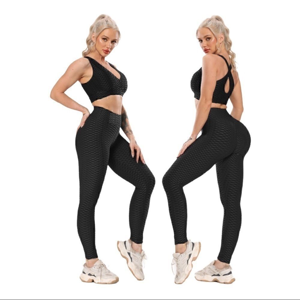 Anti-Cellulite Butt Lifting Leggings Black